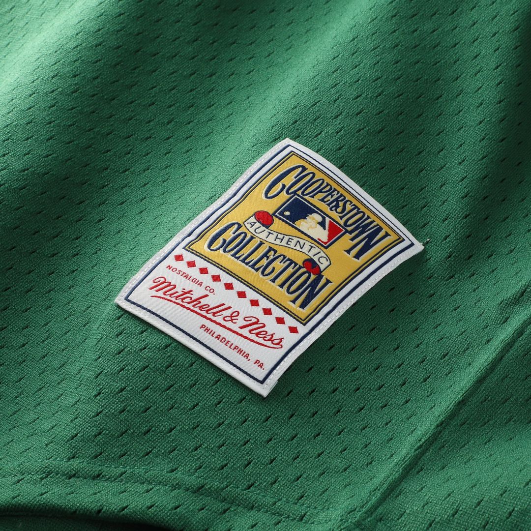 Rickey Henderson Athletics Mitchell & Ness Authentic Batting Practice Jersey - Green | MLB Fan Gear