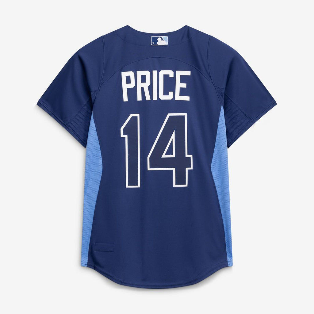 David Price Tampa Bay Rays Mitchell & Ness Authentic Batting Practice Jersey - Blue | MLB Fan Gear