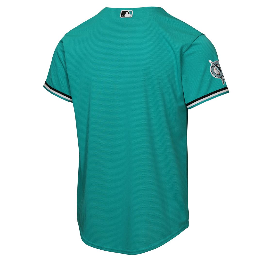 Miami Marlins Nike Youth Alternate Stadium Jersey - Teal | MLB Fan Gear