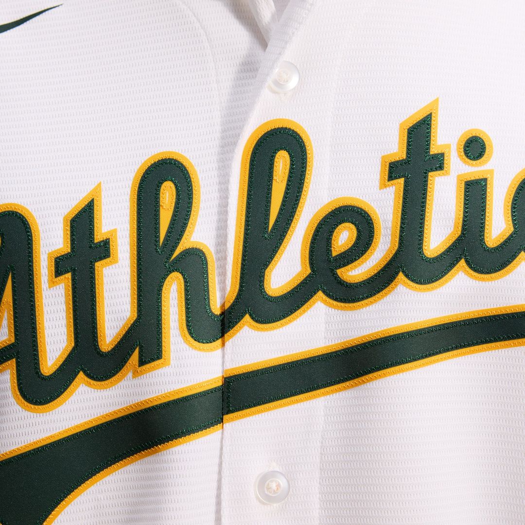 Athletics Nike Home Replica Team Jersey - White | MLB Fan Gear