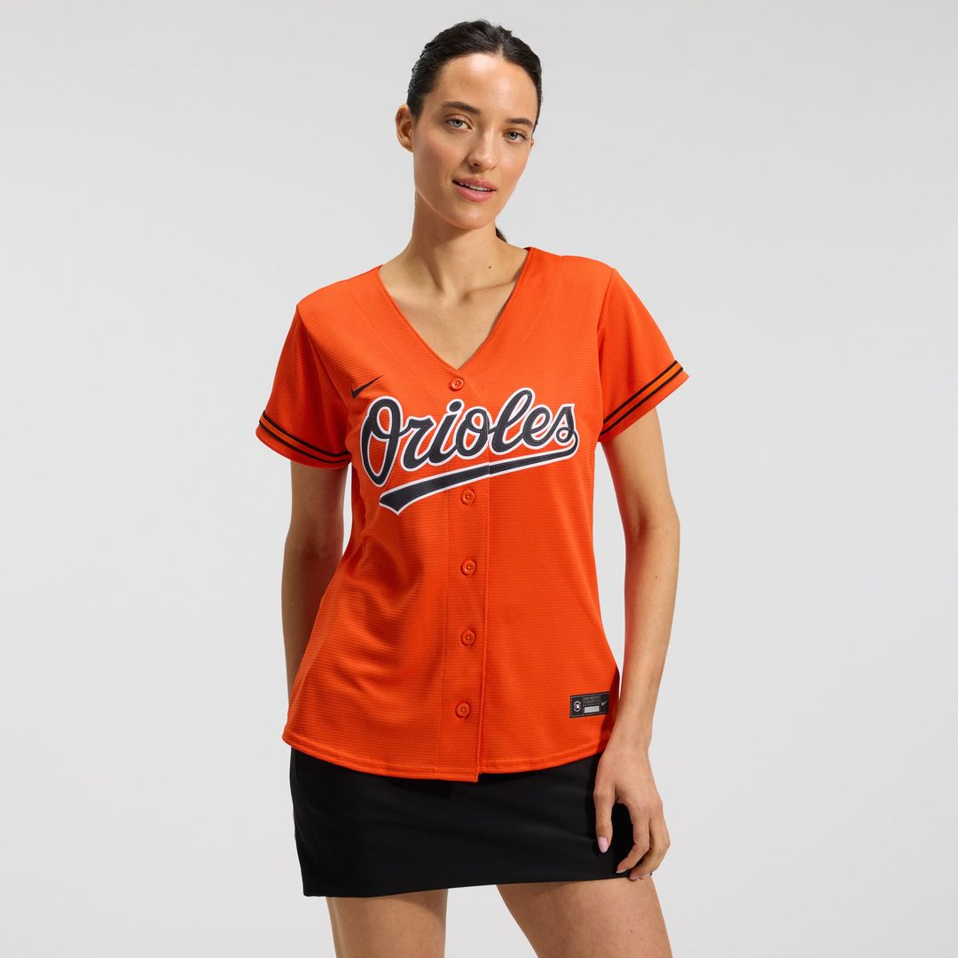 Adley Rutschman Baltimore Orioles Nike Women's Alternate Replica Player Jersey - Orange | MLB Fan Gear