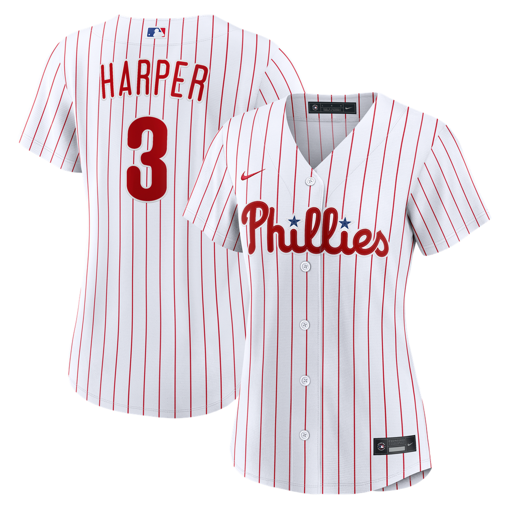 Bryce Harper Philadelphia Phillies Nike Women's Home Replica Jersey - White | MLB Fan Gear