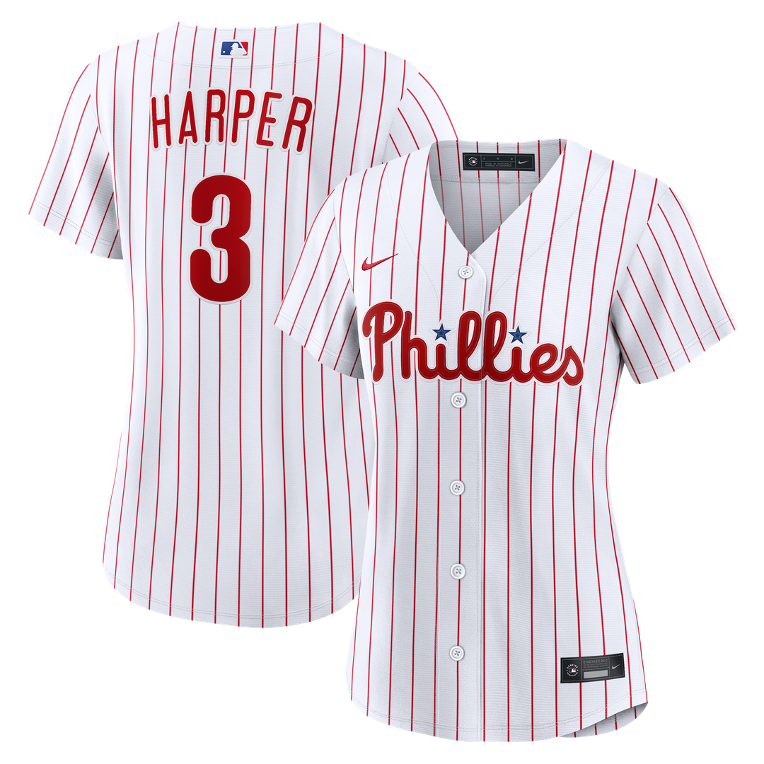Bryce Harper Philadelphia Phillies Nike Women's Home Replica Jersey - White | MLB Fan Gear