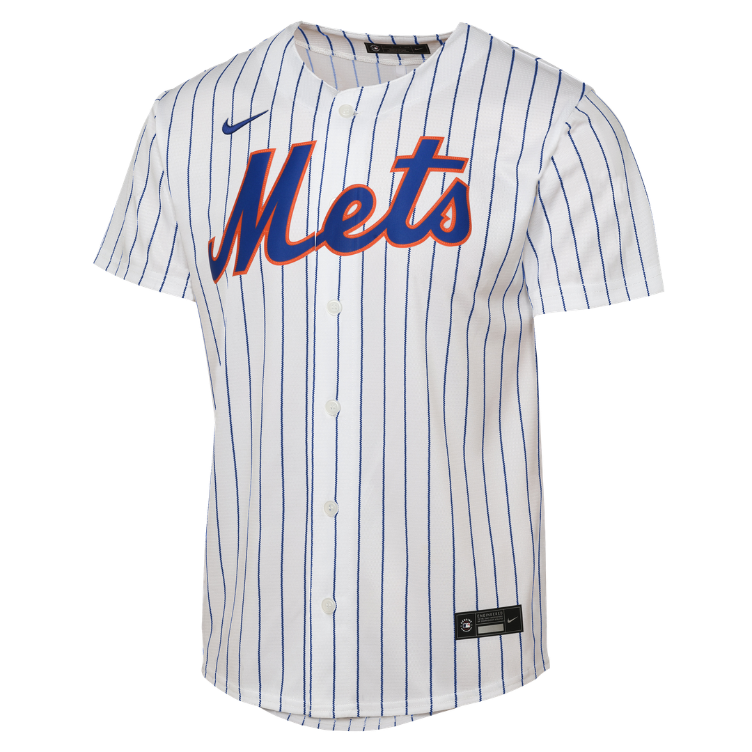 Bo Bichette New York Mets Nike Youth Home Baseline Jersey - White | MLB Fan Gear
