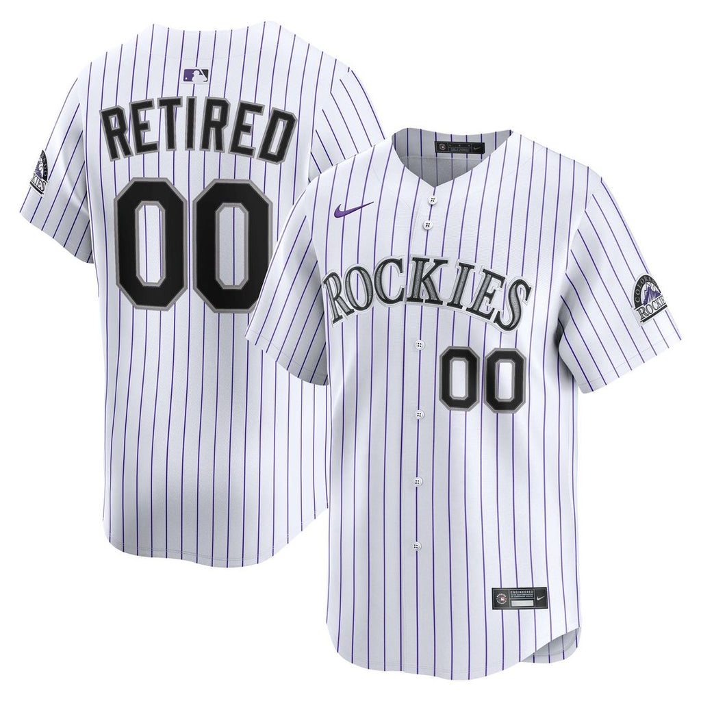 Colorado Rockies Nike Home Limited Pick-A-Player Retired Roster Jersey - White | MLB Fan Gear