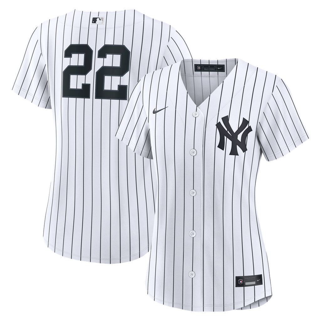 Ben Rice New York Yankees Nike Women's Home Replica Jersey - White | MLB Fan Gear