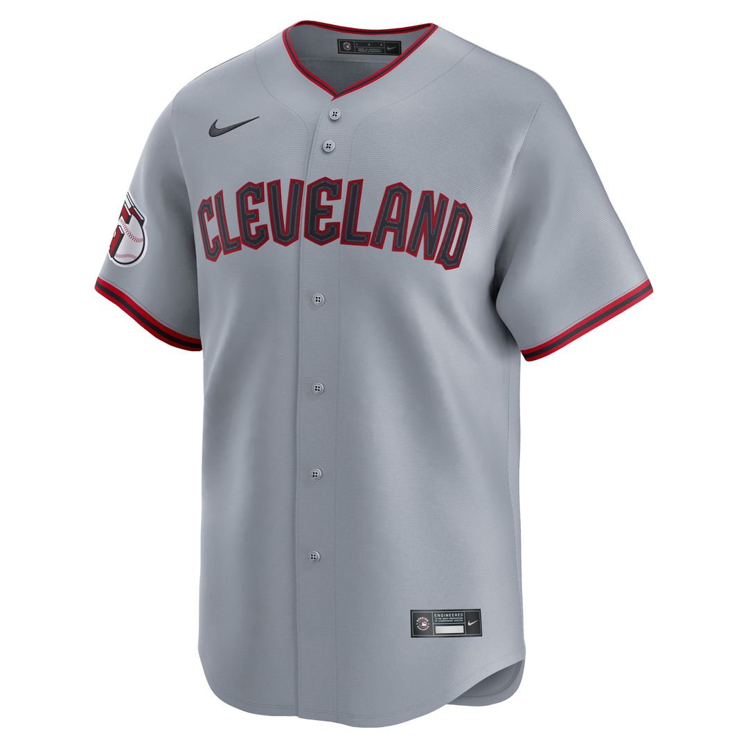 Cleveland Guardians Nike Road Limited Jersey - Gray | MLB Fan Gear