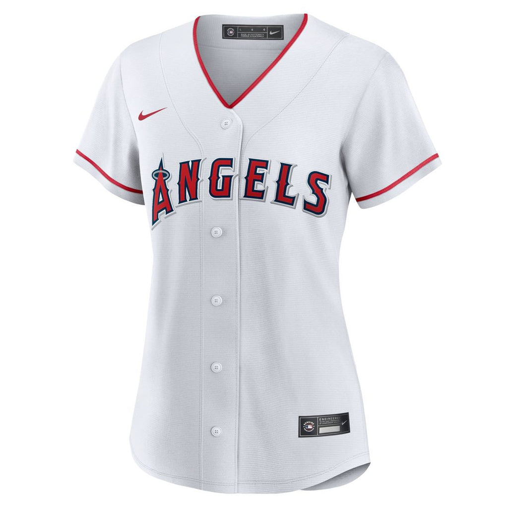 Mike Trout Los Angeles Angels Nike Women's Home Replica Player Jersey - White | MLB Fan Gear