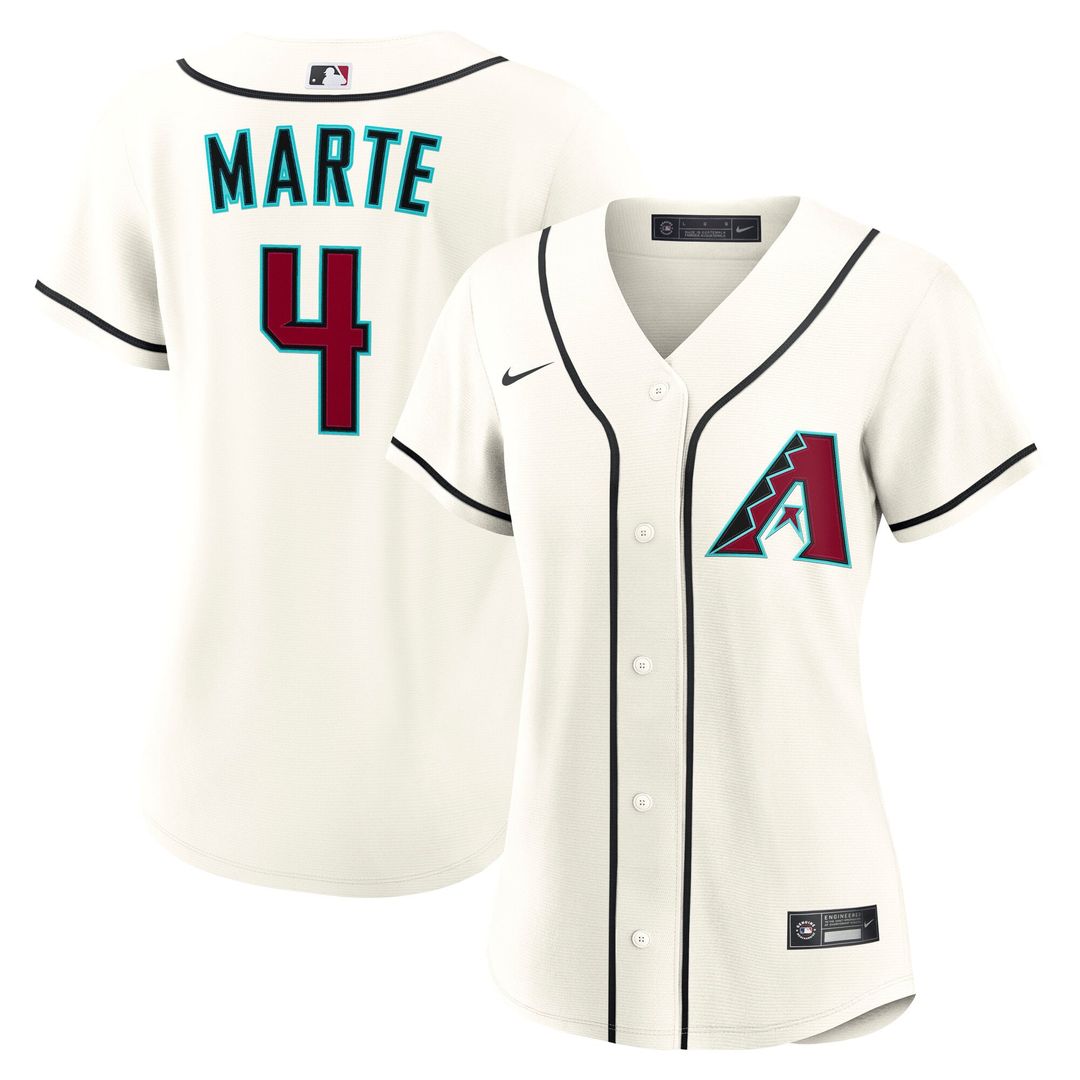 Ketel Marte Arizona Diamondbacks Nike Women's Home Replica Jersey - Cream | MLB Fan Gear