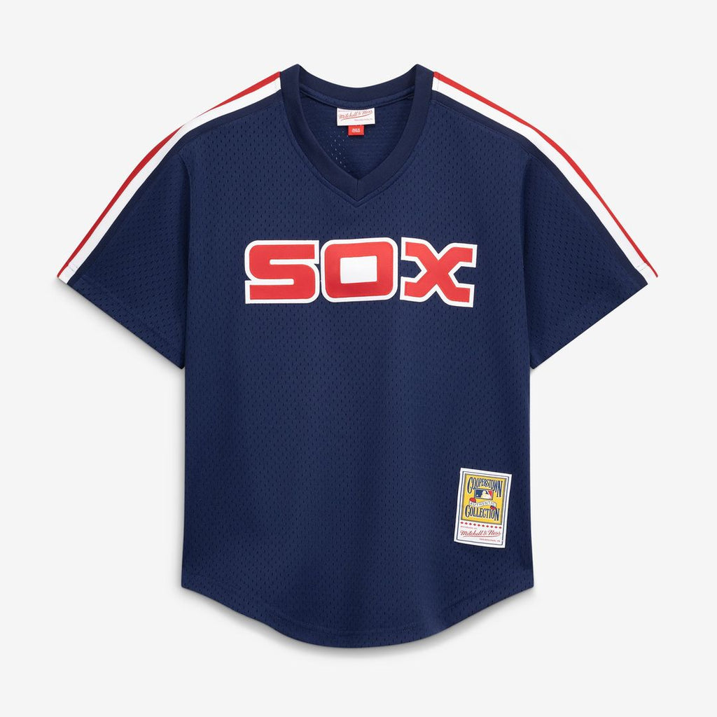Carlton Fisk Chicago White Sox Mitchell & Ness Authentic Batting Practice Jersey - Navy | MLB Fan Gear