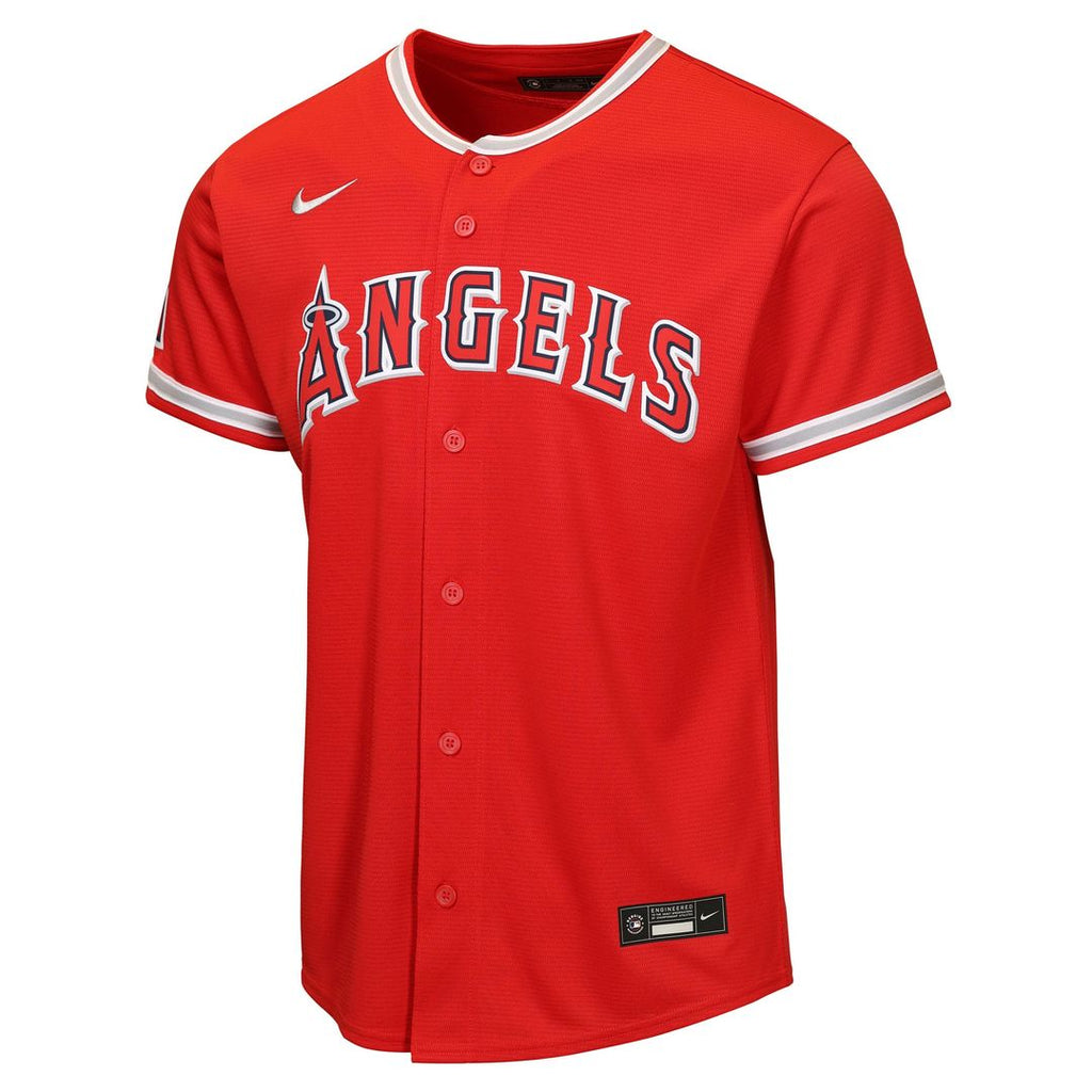 Los Angeles Angels Nike Youth Alternate Stadium Jersey - Red | MLB Fan Gear