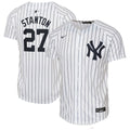 Giancarlo Stanton New York Yankees Nike Youth Home Limited Player Jersey - White | MLB Fan Gear