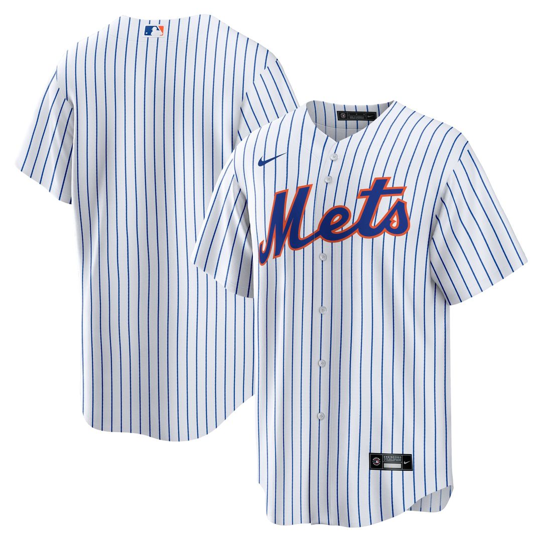 New York Mets Nike Home Replica Team Jersey - White | MLB Fan Gear