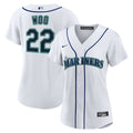 Bryan Woo Seattle Mariners Nike Women's Home Replica Jersey - White | MLB Fan Gear