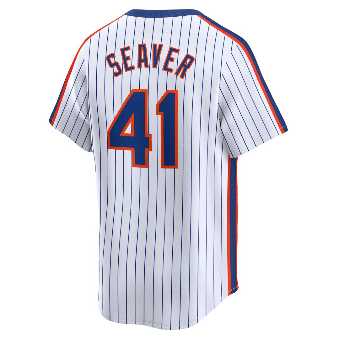 Tom Seaver New York Mets Nike Throwback Cooperstown Limited Jersey - White | MLB Fan Gear
