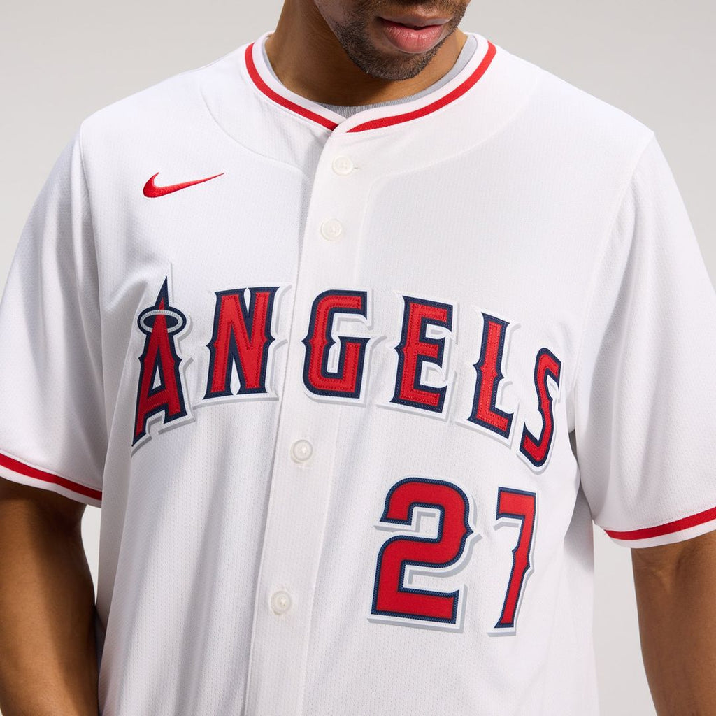 Mike Trout Los Angeles Angels Nike Home Limited Player Jersey - White | MLB Fan Gear