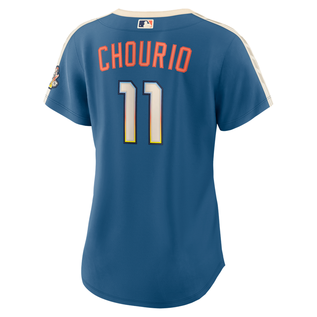 Jackson Chourio Milwaukee Brewers Nike Women's 2026 City Connect Stadium Jersey - Mineral Blue | MLB Fan Gear