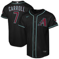 Corbin Carroll Arizona Diamondbacks Nike Youth Alternate Stadium Jersey - Black | MLB Fan Gear