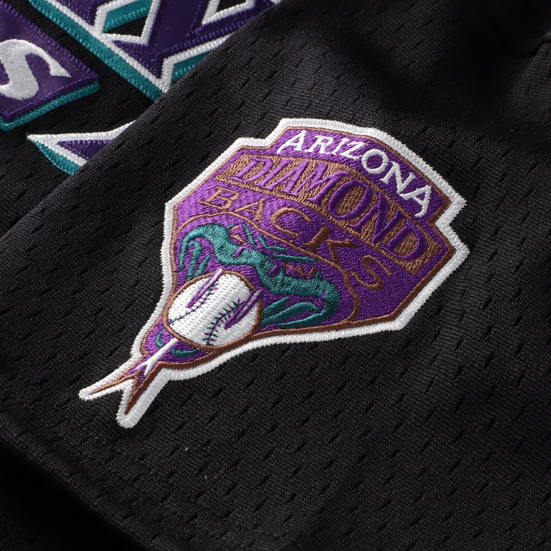 Randy Johnson Arizona Diamondbacks Mitchell & Ness Youth Cooperstown Collection Mesh Batting Practice Jersey - Black | MLB Fan Gear