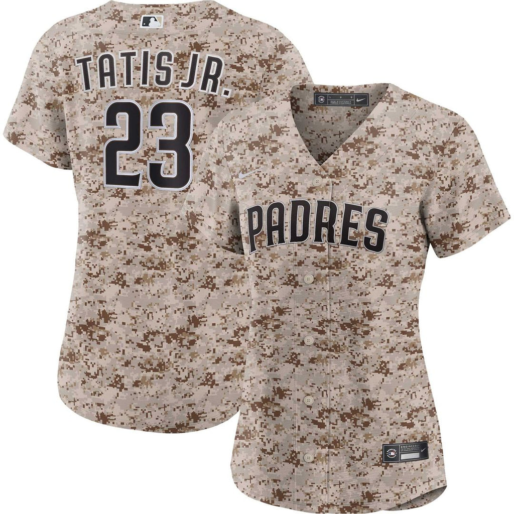 Fernando Tatis Jr. San Diego Padres Nike Women's USMC Alternate Replica Player Jersey - Camo | MLB Fan Gear