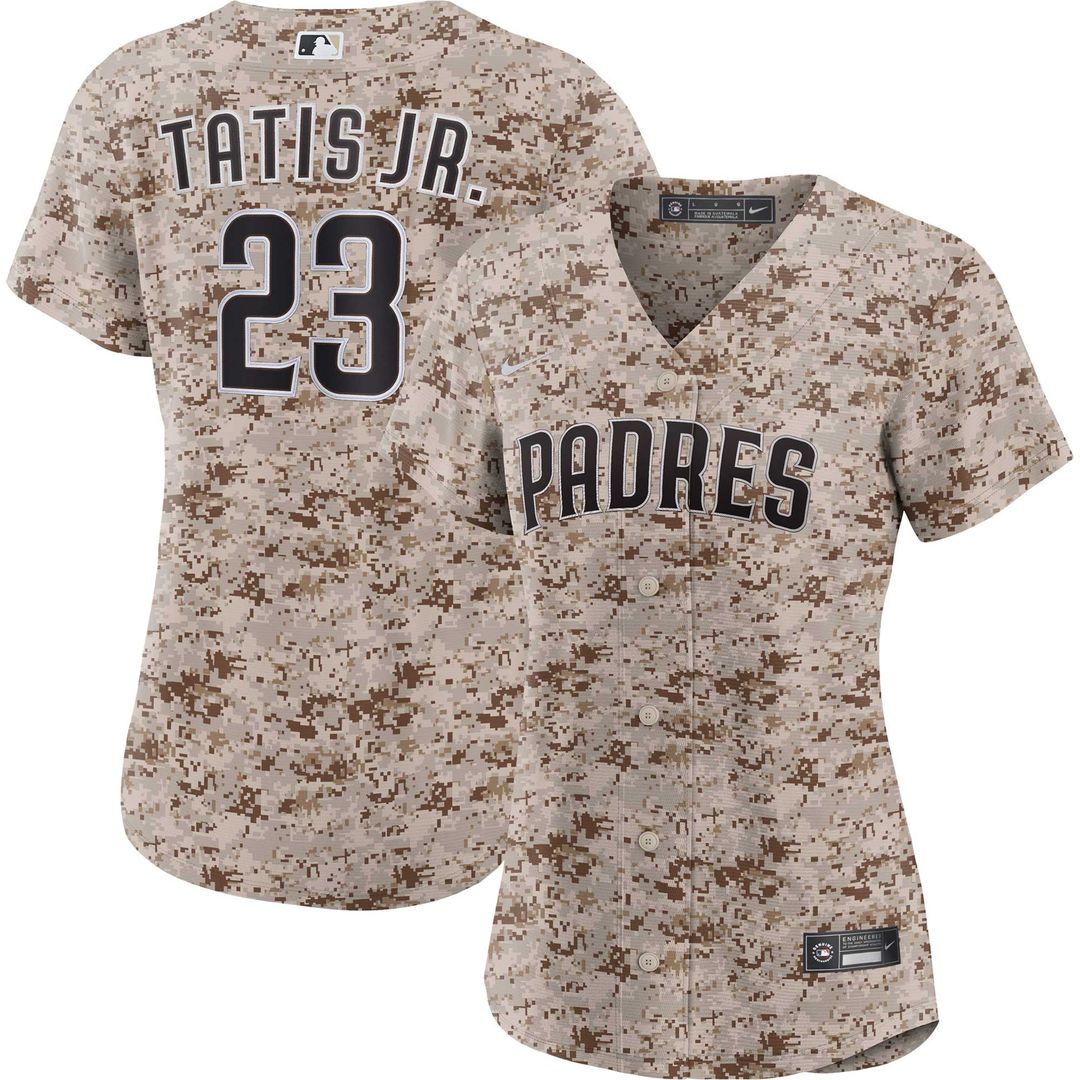 Fernando Tatis Jr. San Diego Padres Nike Women's USMC Alternate Replica Player Jersey - Camo | MLB Fan Gear