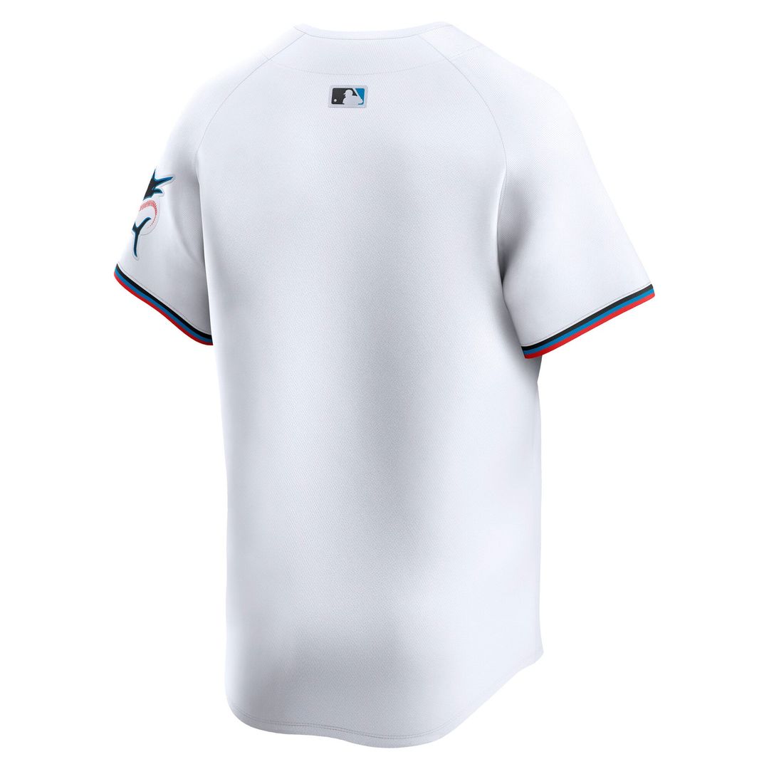 Miami Marlins Nike Home Limited Jersey - White | MLB Fan Gear