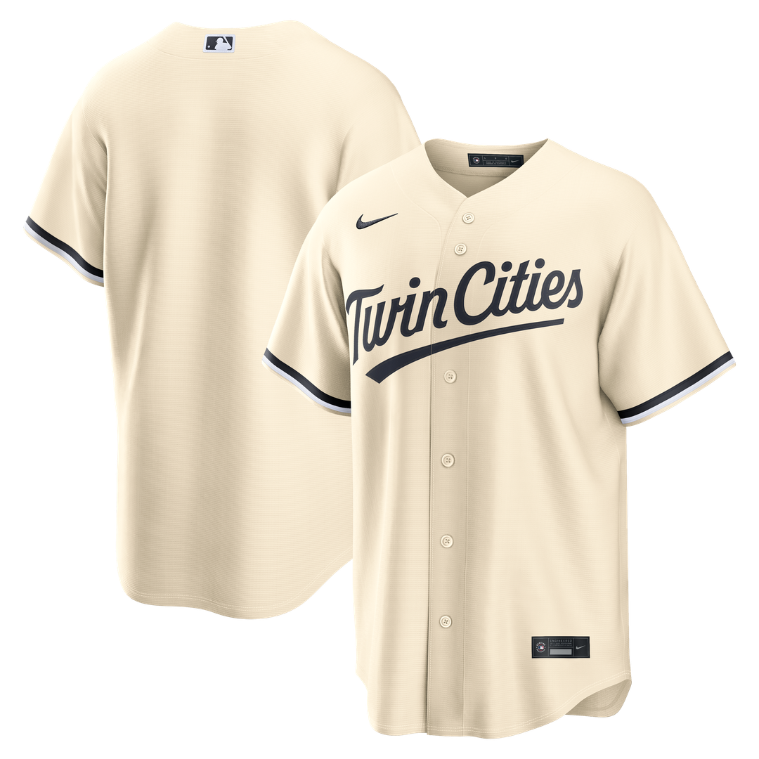 Minnesota Twins Nike Alternate Replica Jersey - Cream | MLB Fan Gear