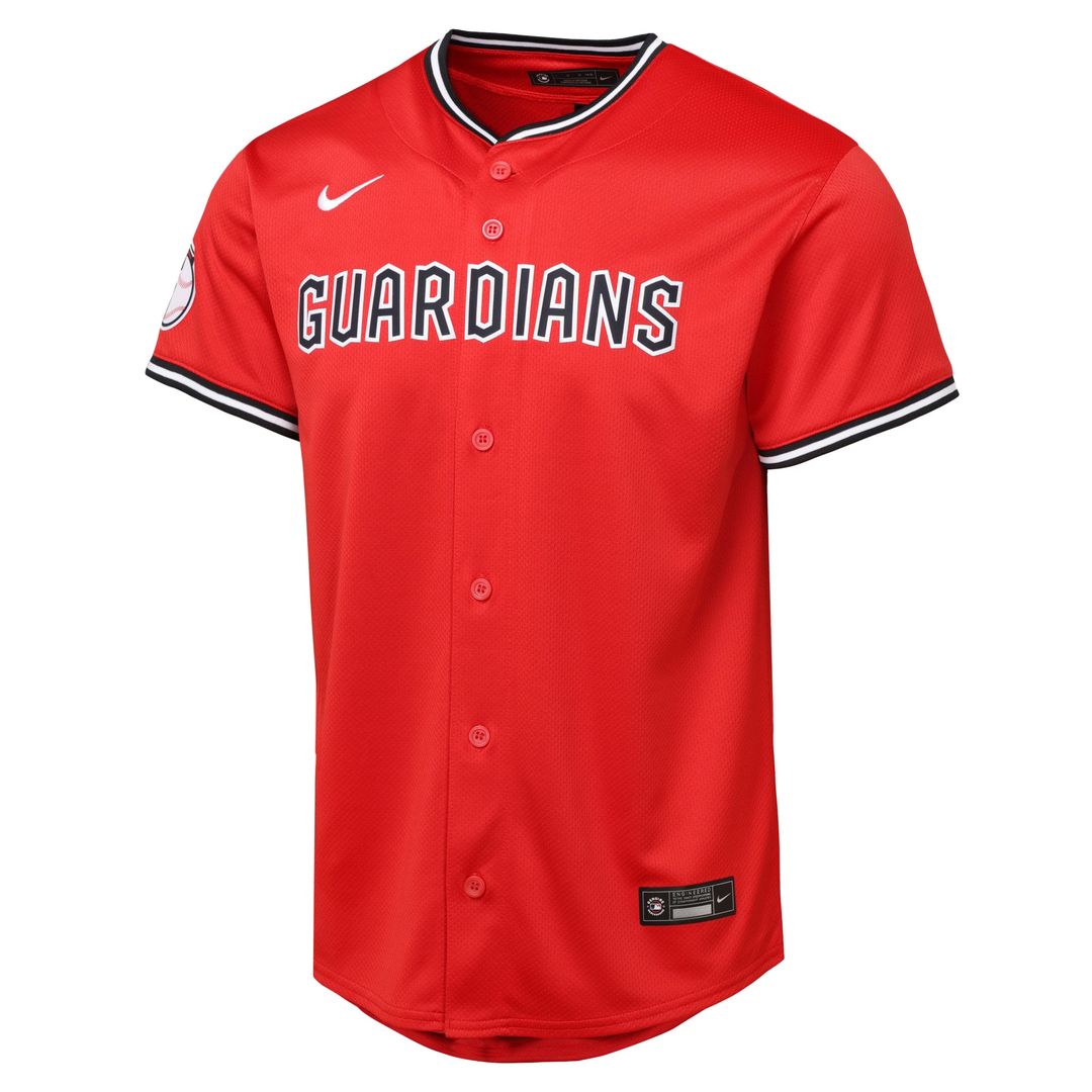 Cleveland Guardians Youth Alternate 2 Limited Jersey - Red | Nike MLB Fan Gear