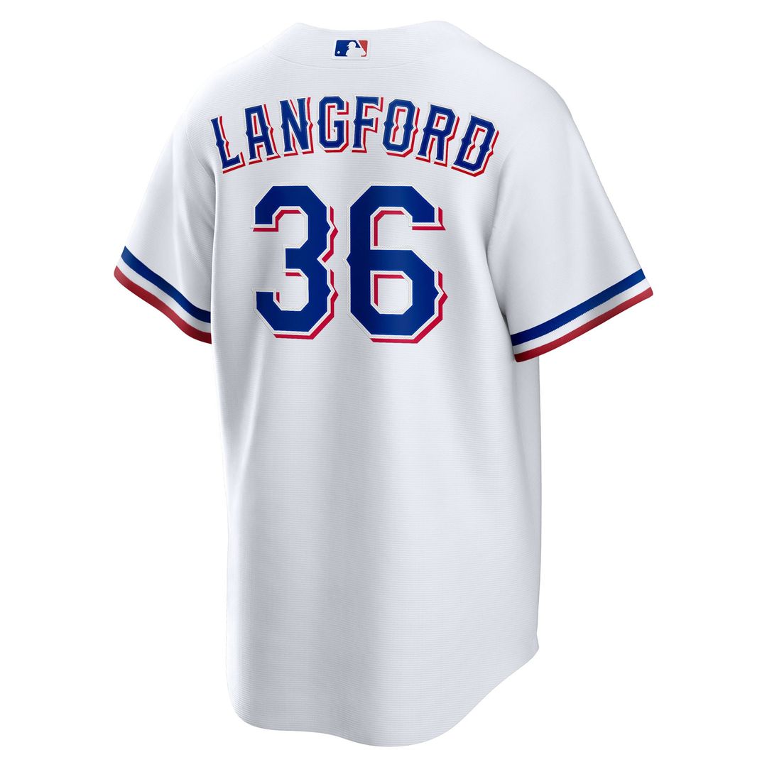 Wyatt Langford Texas Rangers Nike Youth Home Replica Jersey - White | MLB Fan Gear