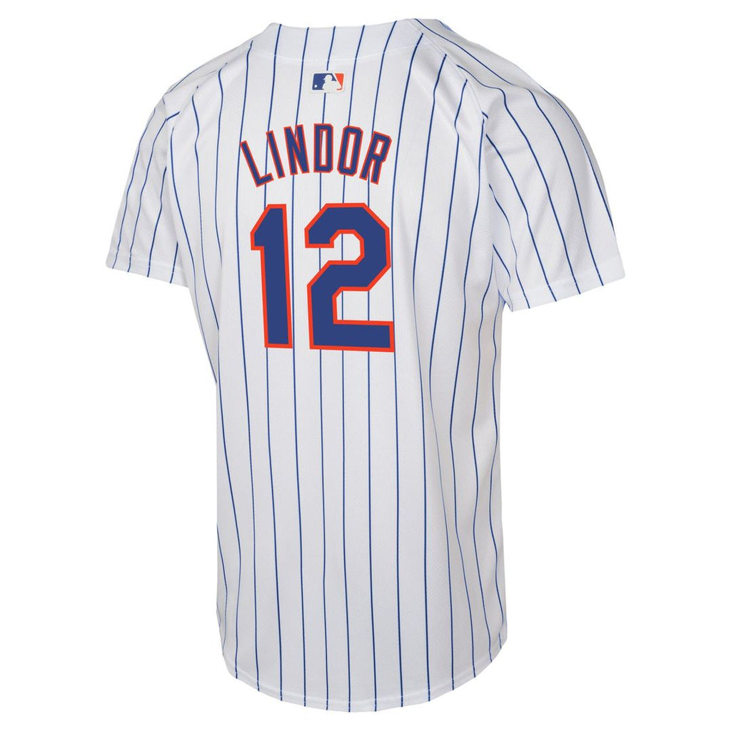 Francisco Lindor New York Mets Nike Youth Home Game Player Jersey - White | MLB Fan Gear