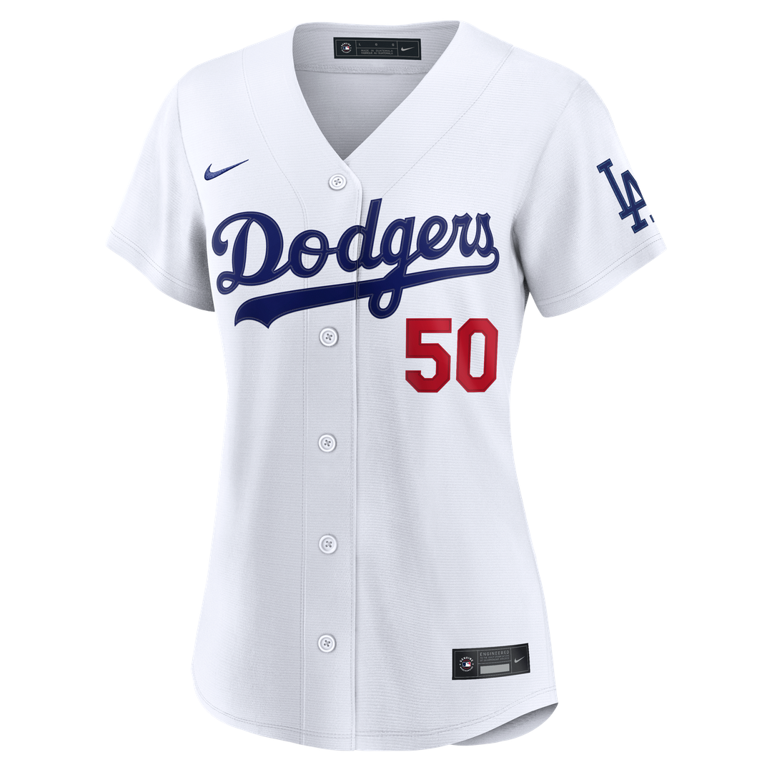 Mookie Betts Los Angeles Dodgers Nike Women's Home Stadium Jersey - White | MLB Fan Gear
