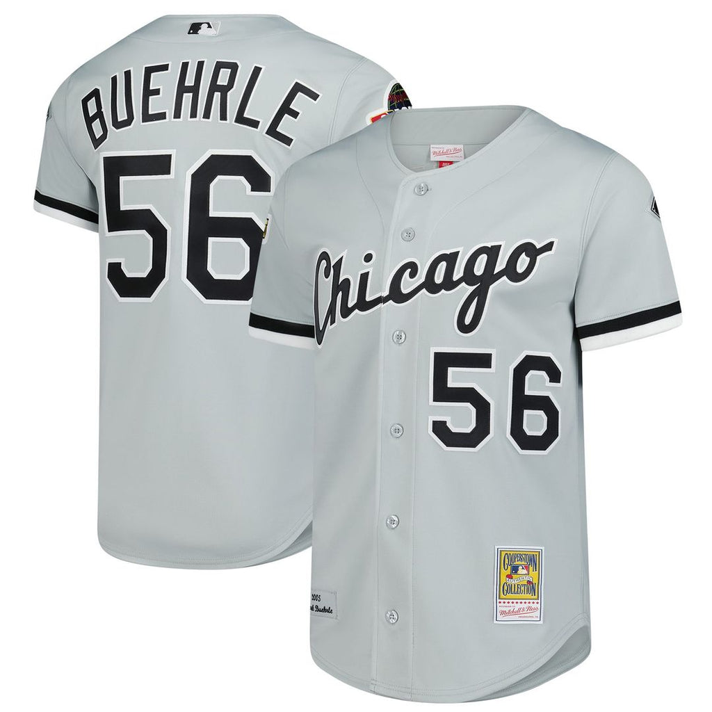 Mark Buehrle Chicago White Sox Mitchell & Ness 2005 Throwback Authentic Jersey - Gray | MLB Fan Gear