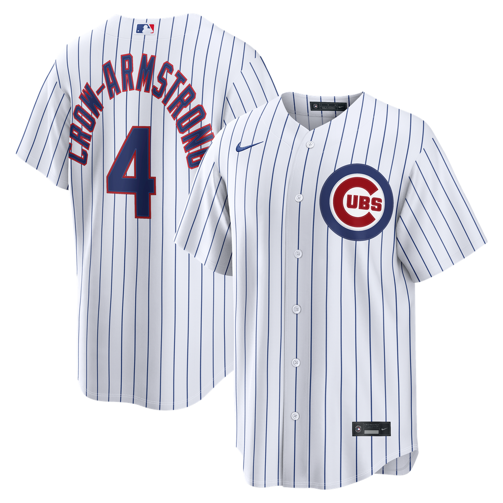 Pete Crow-Armstrong Chicago Cubs Nike Home Replica Jersey - White | MLB Fan Gear