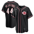 Elly De La Cruz Cincinnati Reds Nike Fashion Replica Black Out Jersey | MLB Fan Gear