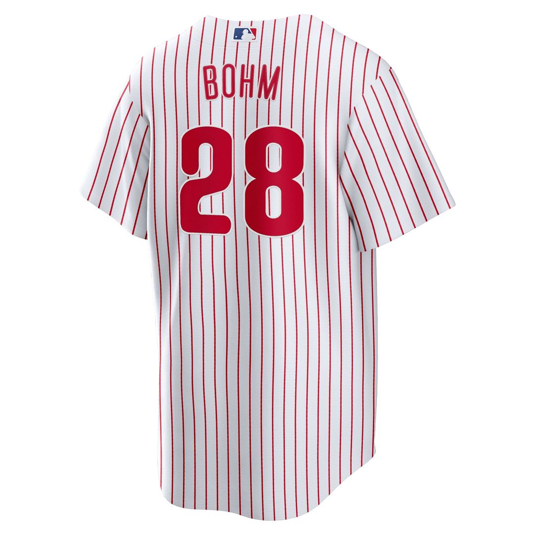 Alec Bohm Philadelphia Phillies Nike Home Replica Jersey - White | MLB Fan Gear
