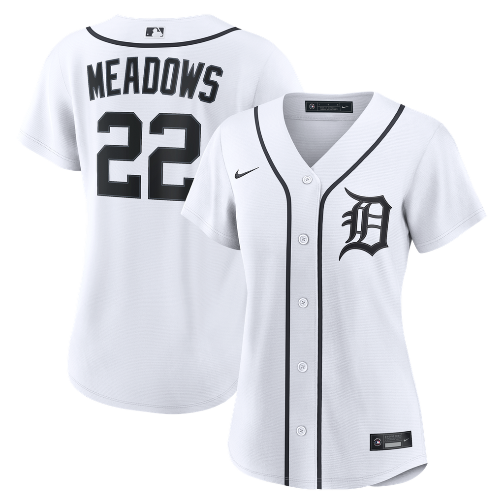 Parker Meadows Detroit Tigers Nike Women's Home Replica Jersey - White | MLB Fan Gear
