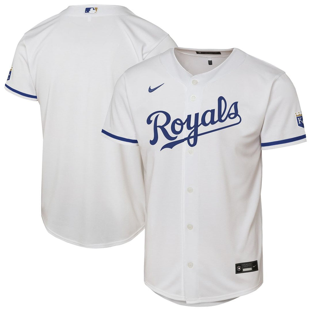 Kansas City Royals Nike Youth Home Stadium Jersey - White | MLB Fan Gear