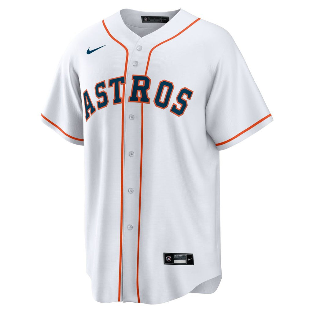 Yainer Diaz Houston Astros Nike Home Replica Jersey - White | MLB Fan Gear