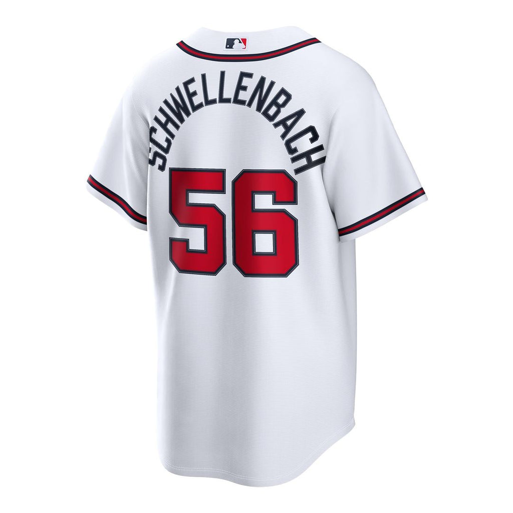 Spencer Schwellenbach Atlanta Braves Nike Home Replica Jersey - White | MLB Fan Gear