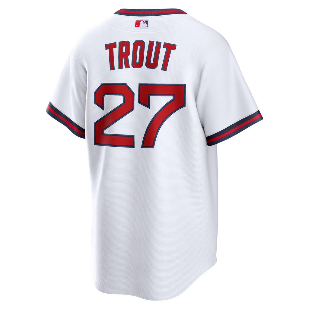 Mike Trout Los Angeles Angels Nike Alternate Replica Jersey - White | MLB Fan Gear