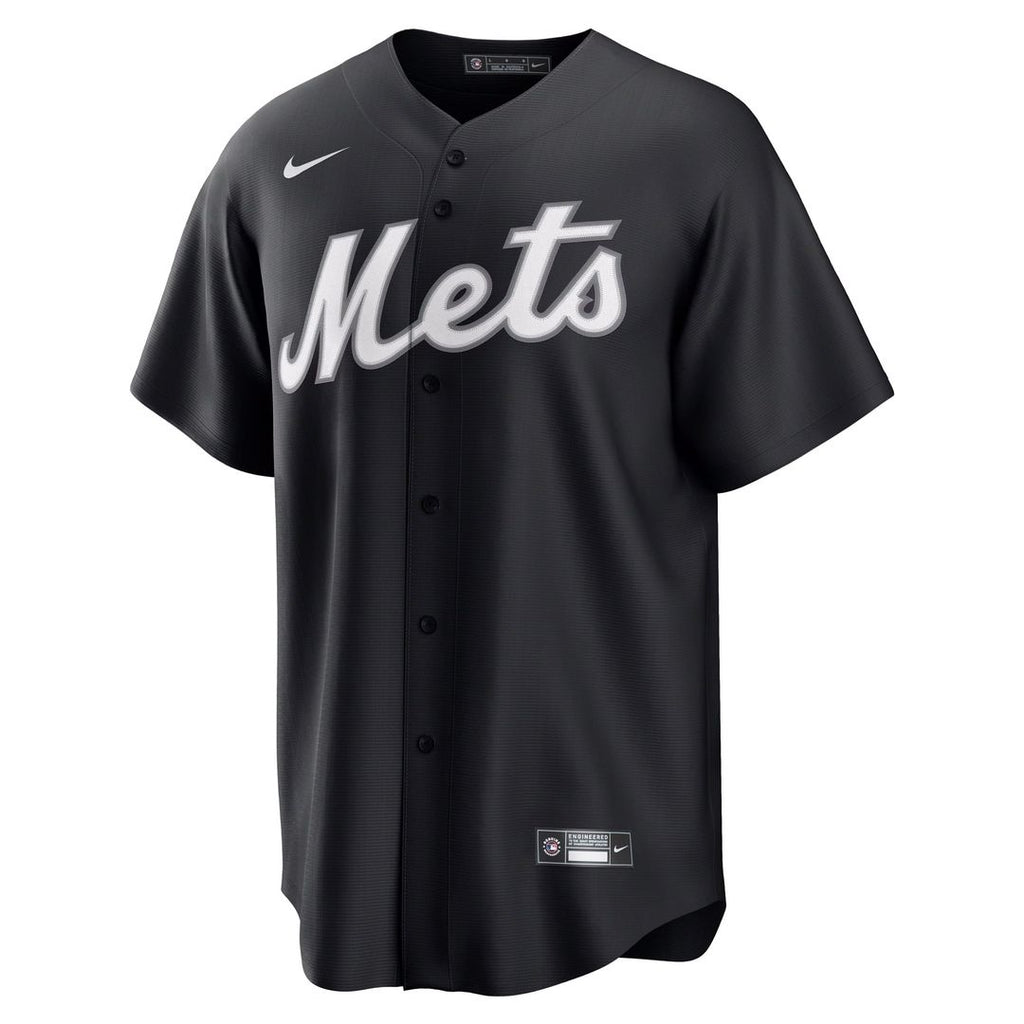 Francisco Lindor New York Mets Nike Replica Player Jersey - Black | MLB Fan Gear