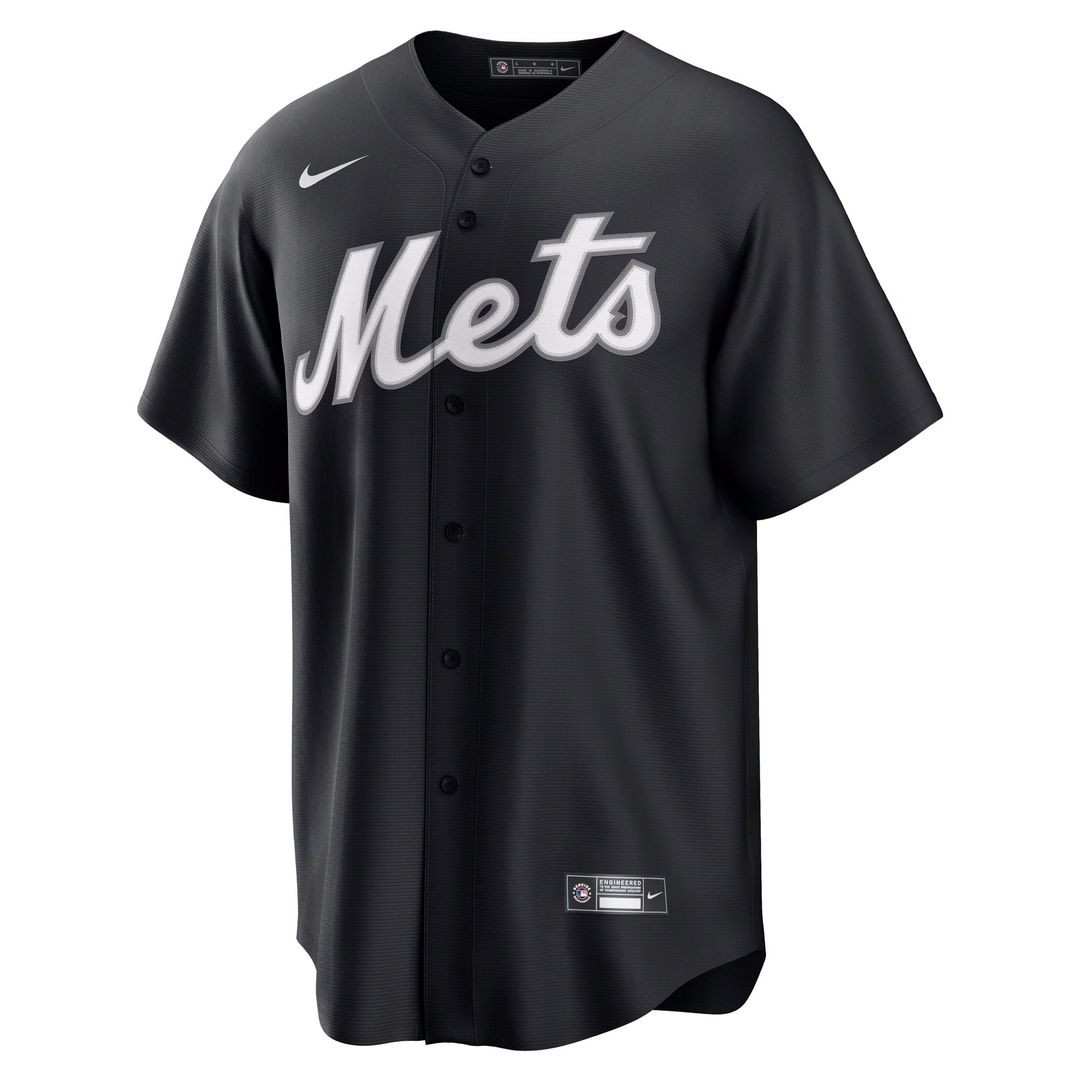 Francisco Lindor New York Mets Nike Replica Player Jersey - Black | MLB Fan Gear