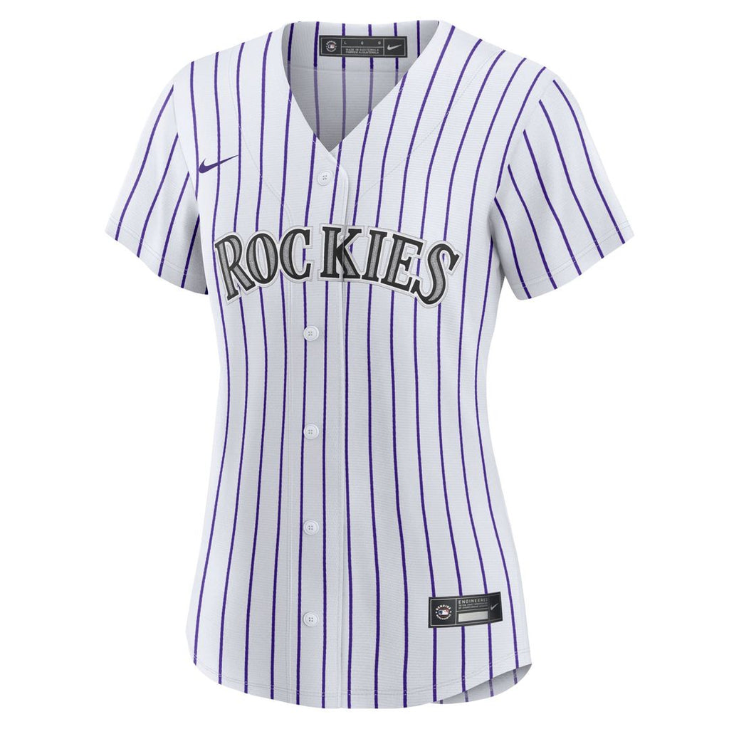 Charlie Blackmon Colorado Rockies Nike Women's Home Replica Player Jersey - White | MLB Fan Gear