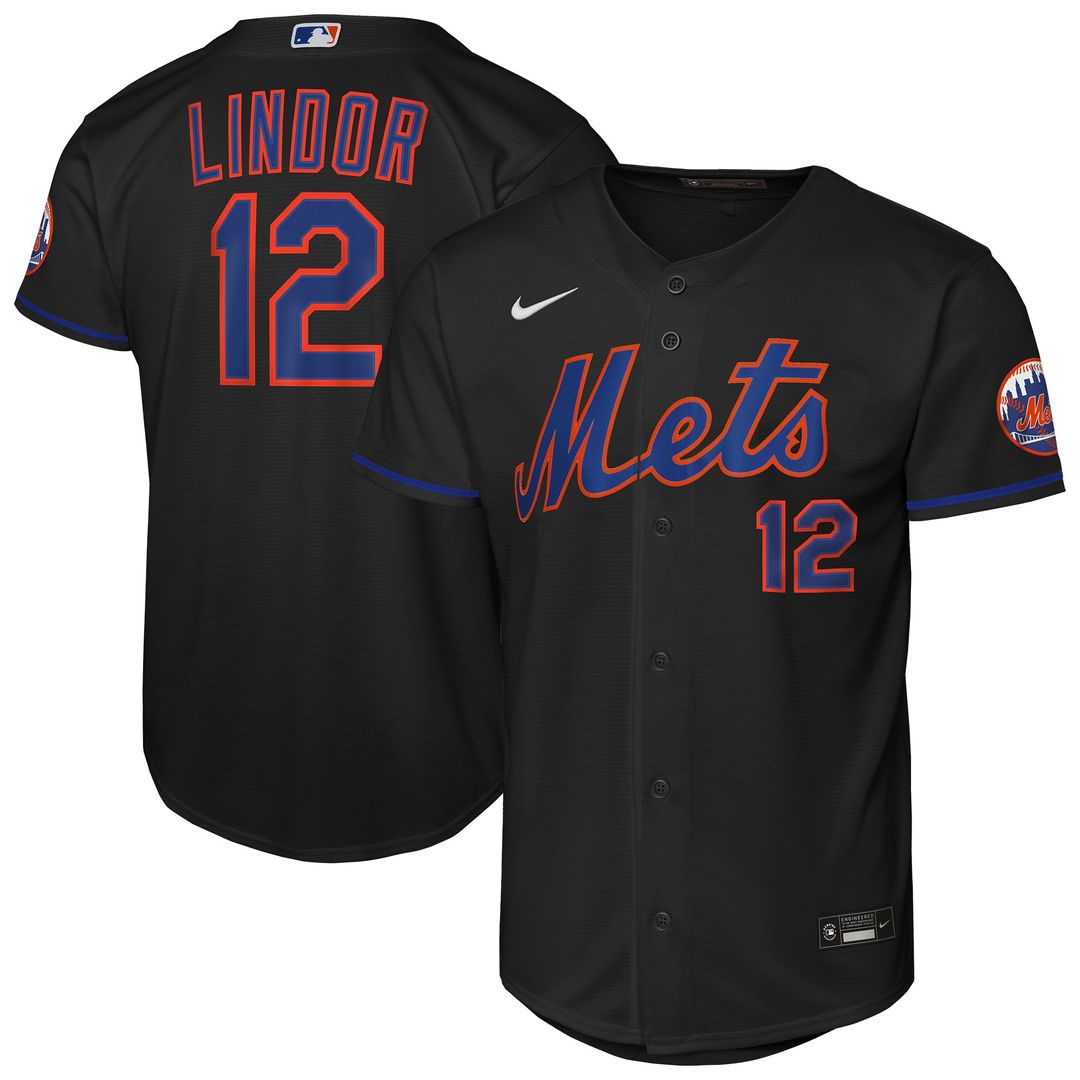 Francisco Lindor New York Mets Nike Youth Road Stadium Player Jersey - Gray | MLB Fan Gear
