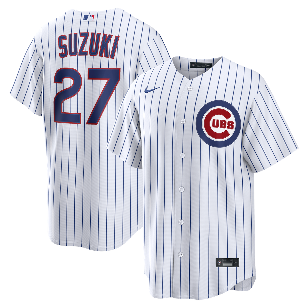 Seiya Suzuki Chicago Cubs Nike Home Replica Jersey - White | MLB Fan Gear