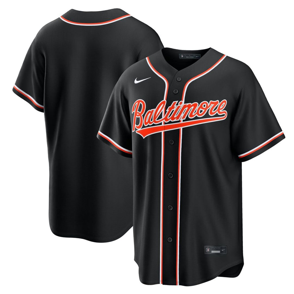 Baltimore Orioles Nike Fashion Replica Black Out Jersey | MLB Fan Gear
