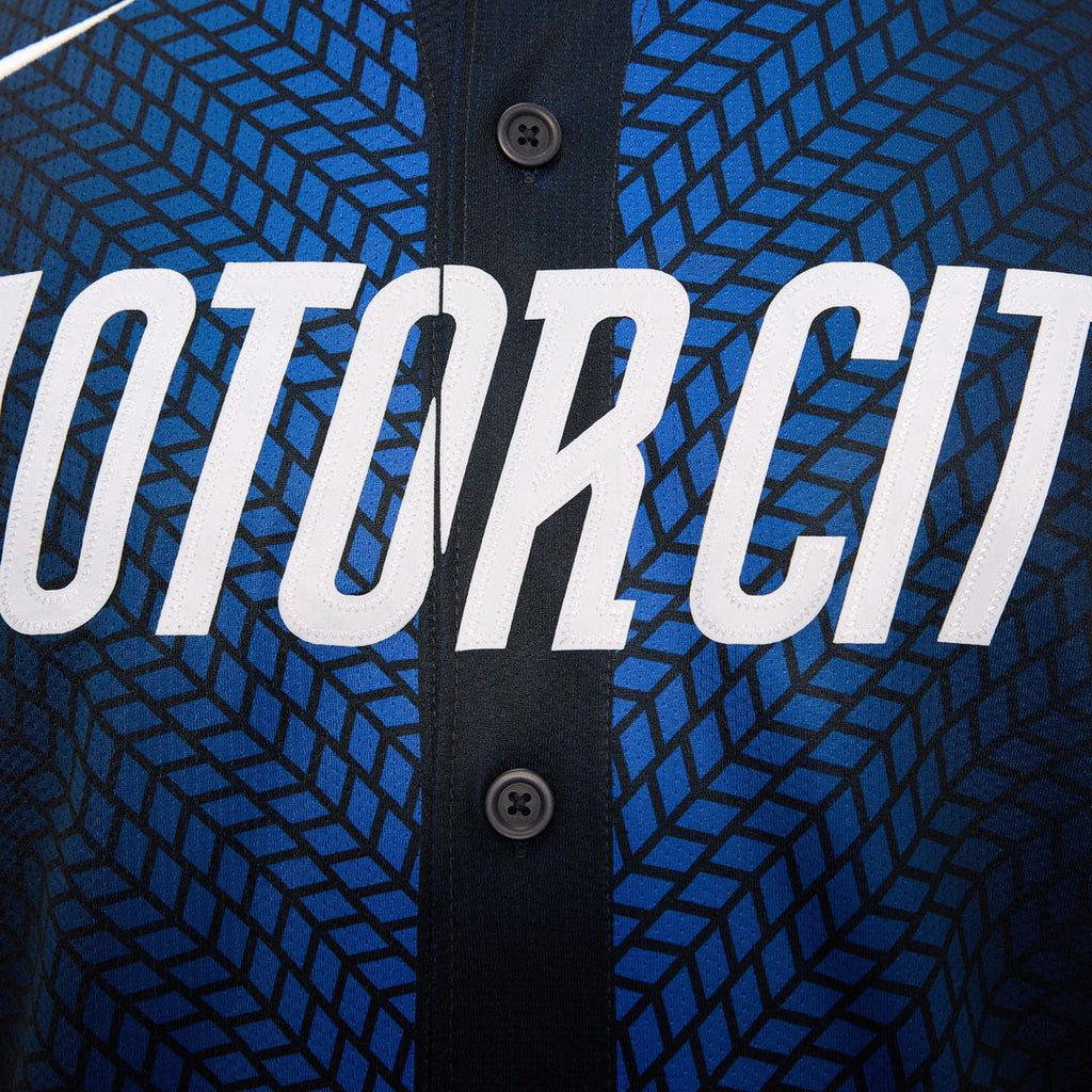 Detroit Tigers Nike City Connect Limited Jersey - Blue | MLB Fan Gear