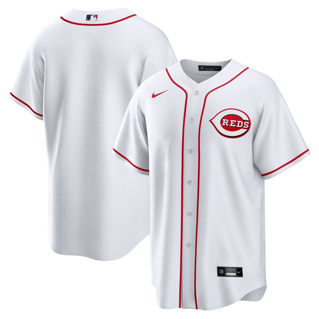 Cincinnati Reds Nike Home Blank Replica Jersey - White | MLB Fan Gear