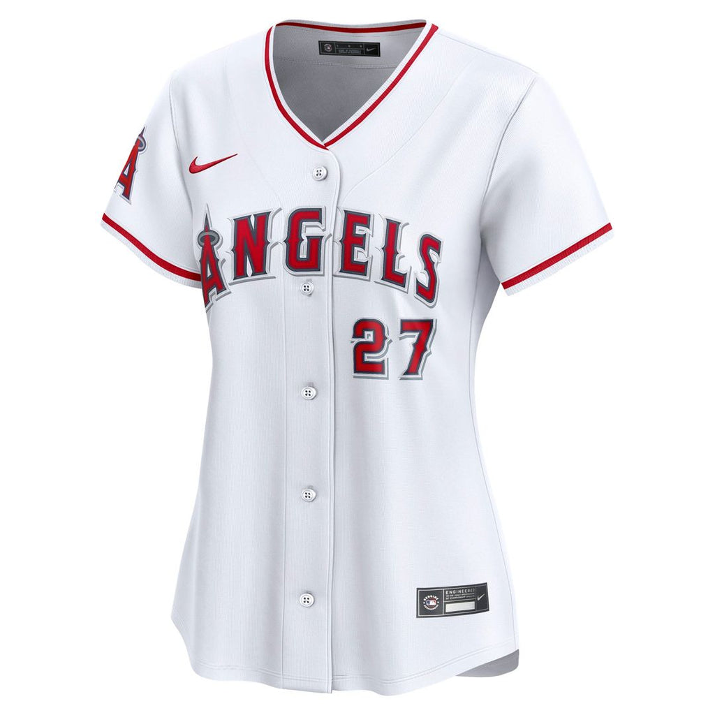 Mike Trout Los Angeles Angels Nike Women's Home Limited Player Jersey - White | MLB Fan Gear