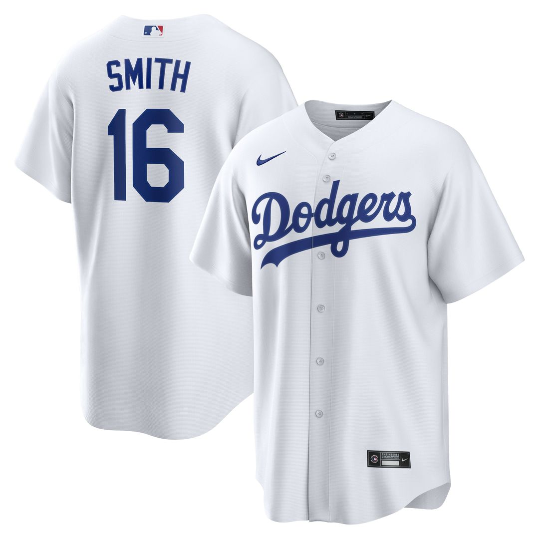 Will Smith Los Angeles Dodgers Nike Home Replica Jersey - White | MLB Fan Gear